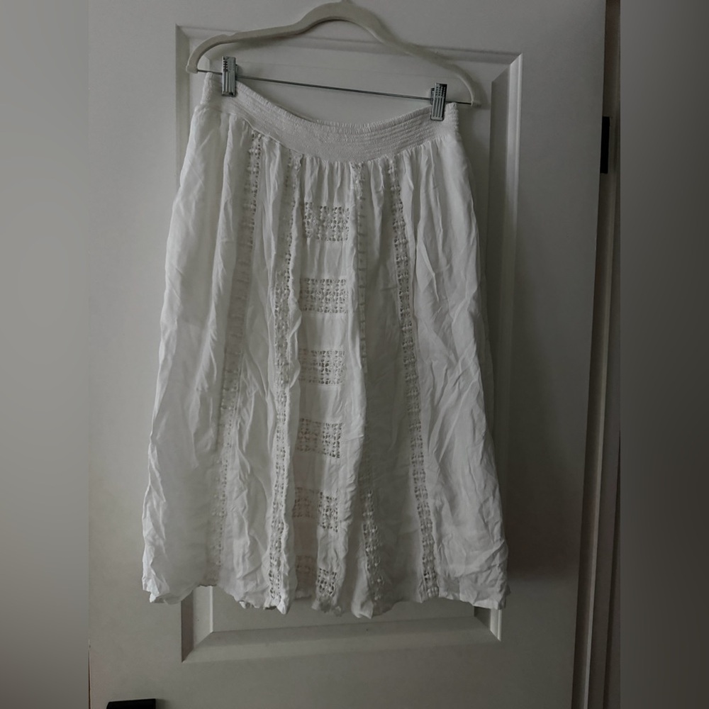 Anthropologie white Maeve Skirt